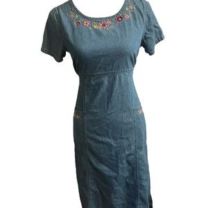 Embroidered Maxi Dress